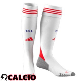 Prima Calzini Calcio Lione OL Bianco 2025/2026  Prima Calzini Calcio Lione OL Bianco 2025/2026