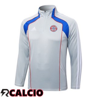 Felpa Allenamento Bayern Monaco Grigio 2025/2026  Felpa Allenamento Bayern Monaco Grigio 2025/2026