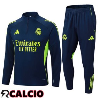 Insieme Tuta Calcio Real Madrid Blu Reale 2025/2026  Insieme Tuta Calcio Real Madrid Blu Reale 2025/2026