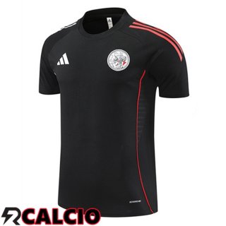 T Shirt Allenamento AFC Ajax Nero 2025/2026