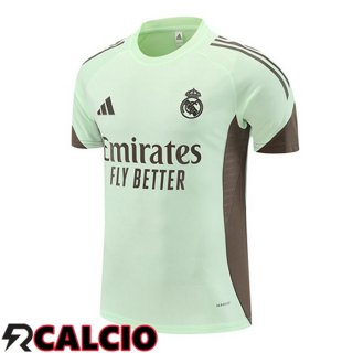 T Shirt Allenamento Real Madrid Verde 2025/2026  T Shirt Allenamento Real Madrid Verde 2025/2026