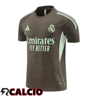 T Shirt Allenamento Real Madrid Grigio 2025/2026  T Shirt Allenamento Real Madrid Grigio 2025/2026