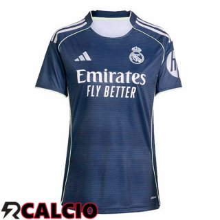 Seconda Maglia Real Madrid Donna Blu Reale 2025/2026