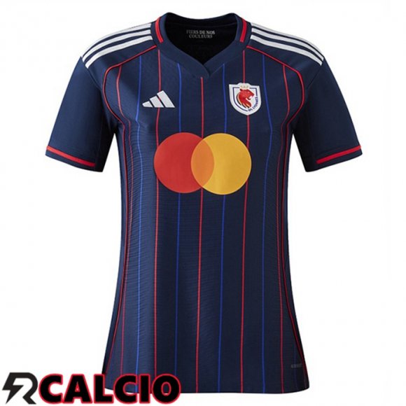 Seconda Maglia Lione OL Donna Blu Reale 2025/2026  Seconda Maglia Lione OL Donna Blu Reale 2025/2026