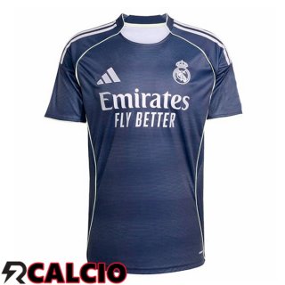 Seconda Maglia Real Madrid Blu Reale 2025/2026  Seconda Maglia Real Madrid Blu Reale 2025/2026