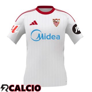 Prima Maglia Sevilla FC Bianco 2025/2026  Prima Maglia Sevilla FC Bianco 2025/2026