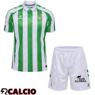 Prima Maglia Real Betis Bambino Verde Bianco 2024/2025