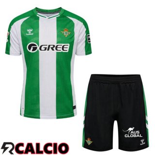 Prima Maglia Real Betis Bambino Verde Bianco 2025/2026