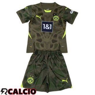 Maglia Dortmund Bambino Portiere Verde 2024/2025