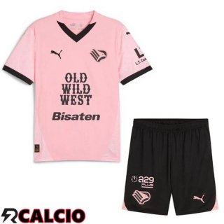 Prima Maglia Palerme FC Bambino Rosa 2024/2025