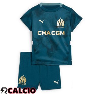 Seconda Maglia Marsiglia OM Bambino Blu 2024/2025