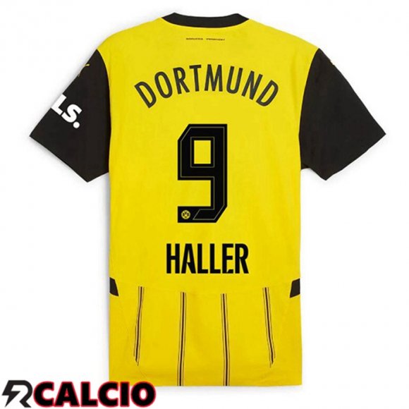 Prima Maglia Dortmund BVB (Haller 9) Giallo 2024/2025  Prima Maglia Dortmund BVB (Haller 9) Giallo 2024/2025
