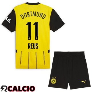 Prima Maglia Dortmund BVB (Reus 11) Bambino Giallo 2024/2025