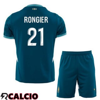 Seconda Maglia Marsiglia OM (RONGIER 21) Bambino Blu 2024/2025