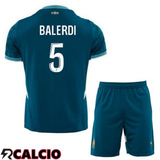 Seconda Maglia Marsiglia OM (BALERDI 5) Bambino Blu 2024/2025