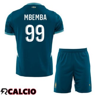 Seconda Maglia Marsiglia OM (MBEMBA 99) Bambino Blu 2024/2025