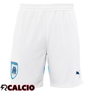 Prima Pantaloncini Calcio Marsiglia OM Bianco 2024/2025  Prima Pantaloncini Calcio Marsiglia OM Bianco 2024/2025