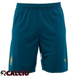 Seconda Pantaloncini Calcio Marsiglia OM Blu 2024/2025  Seconda Pantaloncini Calcio Marsiglia OM Blu 2024/2025