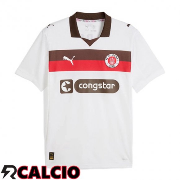 Seconda Maglia FC St. Pauli Bianco 2025/2026