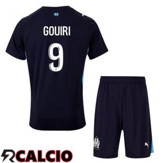 Seconda Maglia Marsiglia OM (GOUIRI 9) Bambino Blu Reale 2025/2026