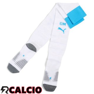 Prima Calzini Calcio Marsiglia OM Bianco 2025/2026  Prima Calzini Calcio Marsiglia OM Bianco 2025/2026