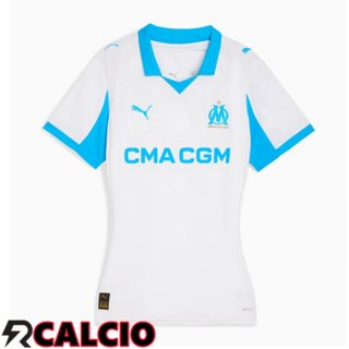 Prima Maglia Marsiglia OM Donna Bianco 2025/2026