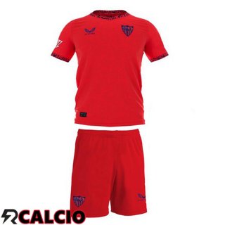 Seconda Maglia Sevilla FC Bambino Rosso 2024/2025