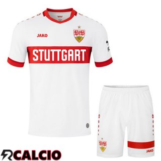 Prima Maglia VfB Stuttgart Bambino Bianco 2024/2025