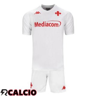 Seconda Maglia ACF Fiorentina Bambino Bianco 2024/2025
