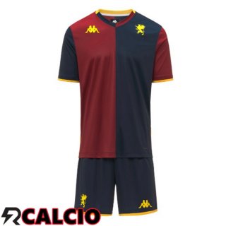 Prima Maglia Genoa CFC Bambino Rosso Blu Reale 2025/2026
