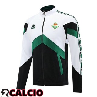 Giacca Calcio Real Betis Bianco Verde 2025/2026  Giacca Calcio Real Betis Bianco Verde 2025/2026