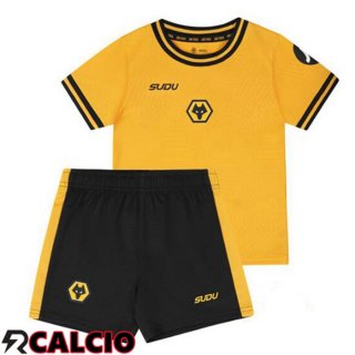 Prima Maglia Wolves Bambino Giallo 2024/2025