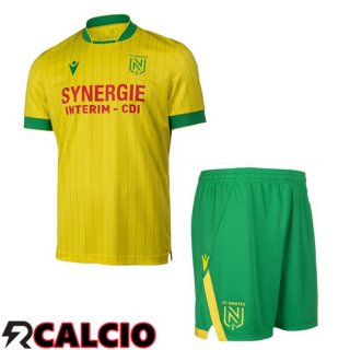 Prima Maglia FC Nantes Bambino Giallo 2025/2026  Prima Maglia FC Nantes Bambino Giallo 2025/2026