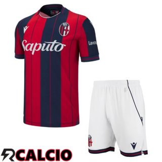 Prima Maglia Bologna Bambino Rosso Blu Reale 2025/2026