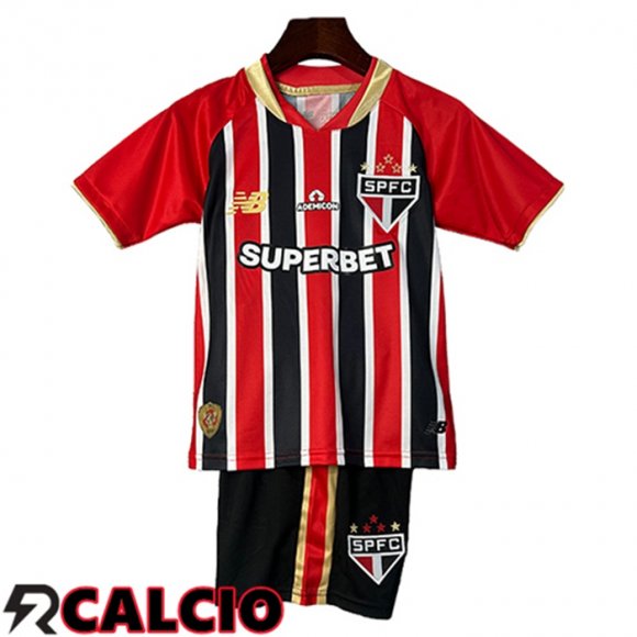 Seconda Maglia Sao Paulo FC Bambino 2025 2026  Seconda Maglia Sao Paulo FC Bambino 2025 2026