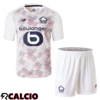 Seconda Maglia Lille OSC Bambino Bianco 2024/2025