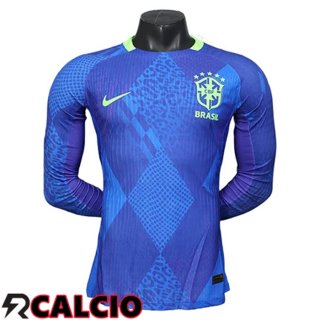 Seconda Maglia Brasile Manica Lunga 2025 2026