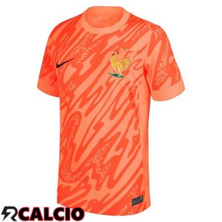 Maglia Nazionale Francia Portiere Rosso UEFA Euro 2024  Maglia Nazionale Francia Portiere Rosso UEFA Euro 2024