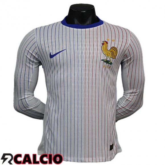 Seconda Maglia Francia Manica Lunga 2024/2025  Seconda Maglia Francia Manica Lunga 2024/2025