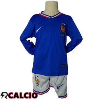Prima Maglia Francia Bambino Manica Lunga 2024/2025