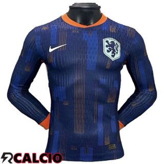 Seconda Maglia Paesi Bassi Manica Lunga 2024/2025