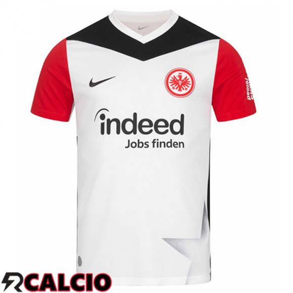 Prima Maglia Eintracht Frankfurt Bianco Rosso 2024/2025  Prima Maglia Eintracht Frankfurt Bianco Rosso 2024/2025