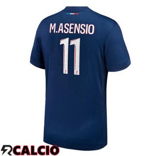 Prima Maglia Paris PSG (M.Asensio 11) Blu Reale 2024/2025  Prima Maglia Paris PSG (M.Asensio 11) Blu Reale 2024/2025