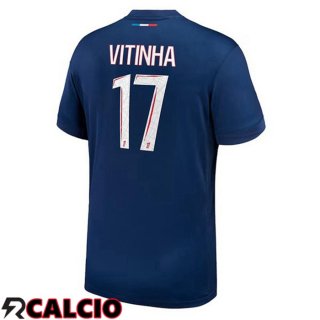 Prima Maglia Paris PSG (Vitinha 17) Blu Reale 2024/2025  Prima Maglia Paris PSG (Vitinha 17) Blu Reale 2024/2025