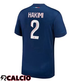 Prima Maglia Paris PSG (Hakimi 2) Blu Reale 2024/2025  Prima Maglia Paris PSG (Hakimi 2) Blu Reale 2024/2025