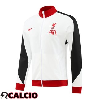 Giacca Calcio FC Liverpool Bianco 2024/2025  Giacca Calcio FC Liverpool Bianco 2024/2025