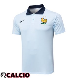 Maglia Polo Francia Blu 2024/2025  Maglia Polo Francia Blu 2024/2025