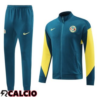 Insieme Tuta Calcio - Giacca Club America Blu 2024/2025  Insieme Tuta Calcio - Giacca Club America Blu 2024/2025