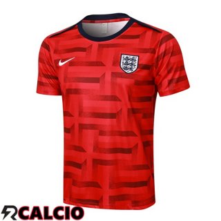 T Shirt Allenamento Inghilterra Rosso 2024/2025  T Shirt Allenamento Inghilterra Rosso 2024/2025