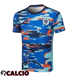 T Shirt Allenamento Paesi Bassi Blu 2024/2025